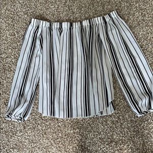 Over the shoulder top